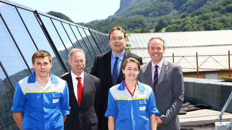 Gleichenfeier der ÖBB-Lehrwerkstätte, I