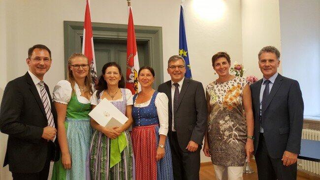 HIltrud Stockinger bei der Preisverleihung am Dienstag in der Neuen Residenz.