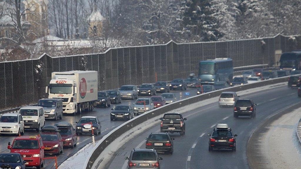 Unfall auf Tauernautobahn bei Kuchl