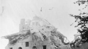 Erster Bombenangriff 1944