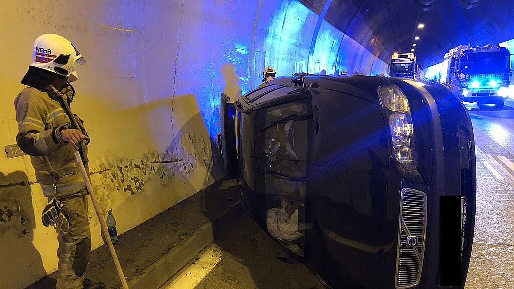 Unfall im Hiefler Tunnel