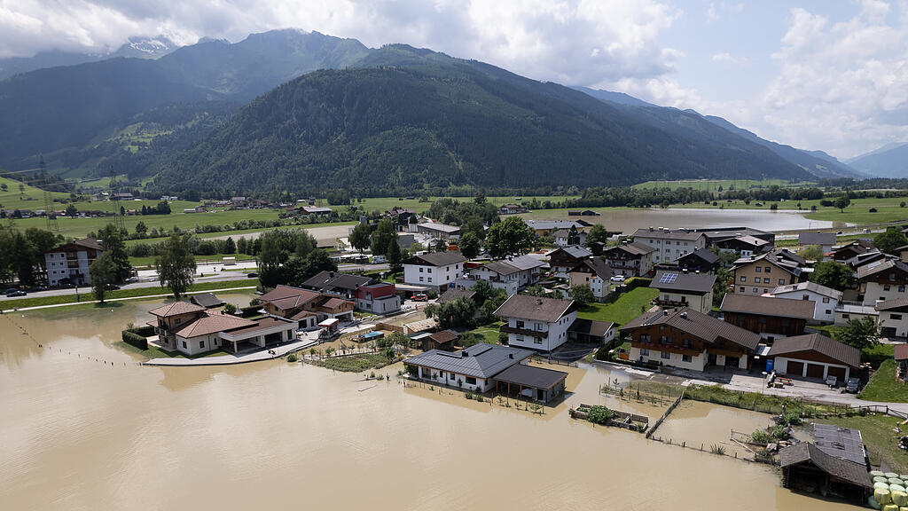 Hochwasser Uttendorf