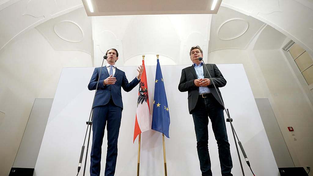 Werner Kogler, Sebastian Kurz