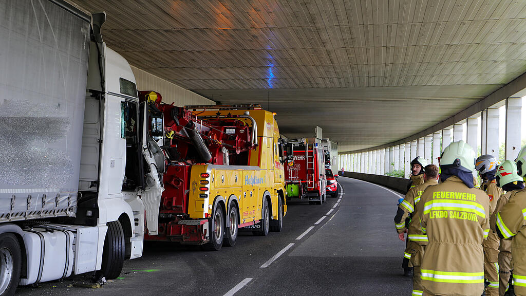 Schwerer Lkw-Unfall in Bergheim