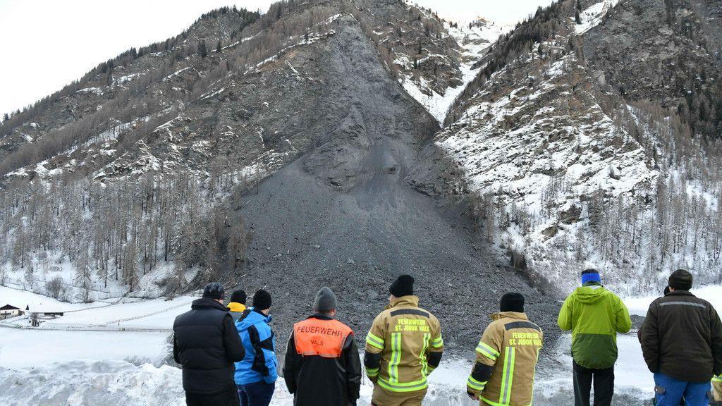 Felssturz in Vals