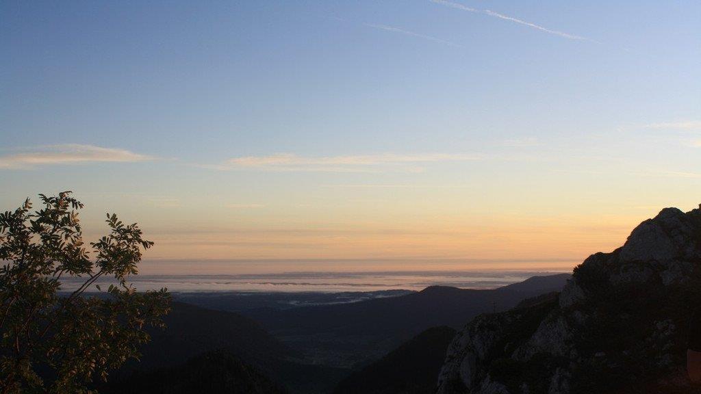 Nebelmeer im Chiemgau