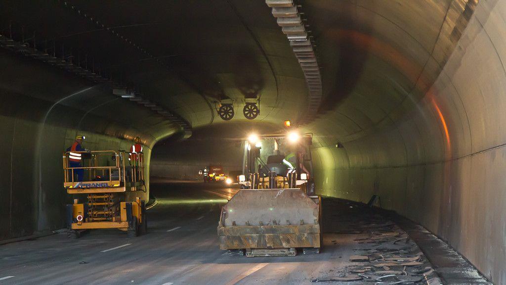 Lieferinger Tunnel: Sanierung der zweiten Röhre begonnen