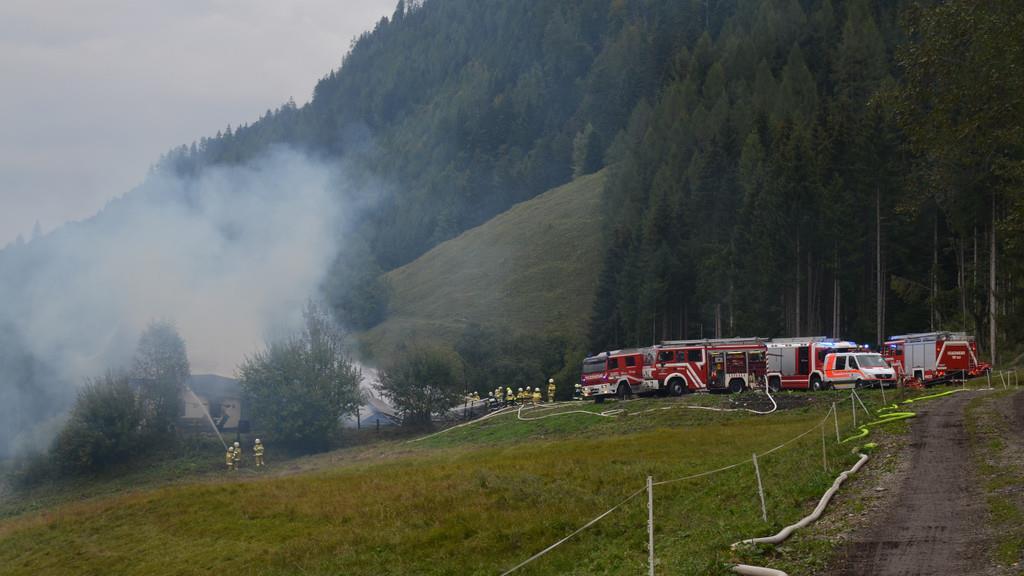 Bauernhof in St. Veit niedergebrannt