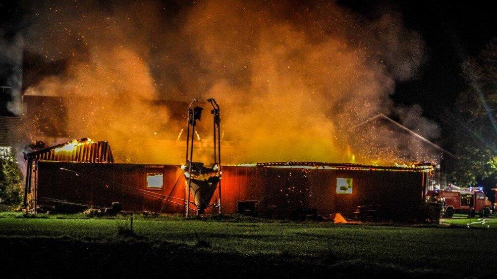 Großbrand in Weng