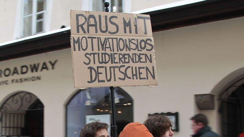 Demo in Salzburg