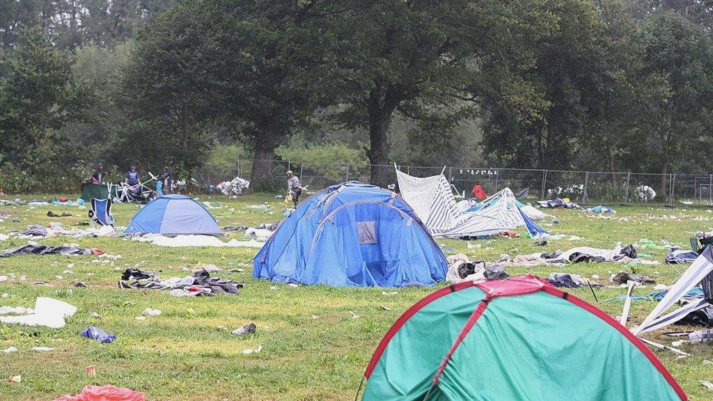 Aufräumarbeiten nach 19. CRS