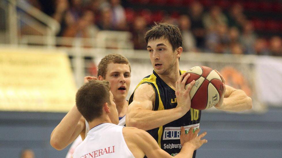 BBU-Center Lorenz Rattey zeigte gegen St. Pölten eine solide Leistung.