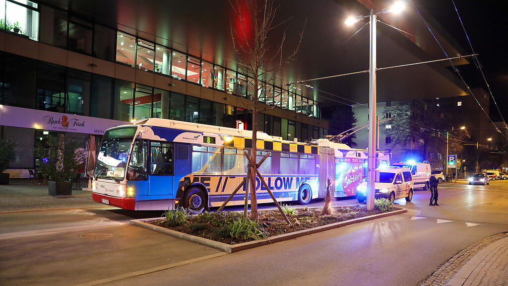O-Bus vs Fußgänger Lehen