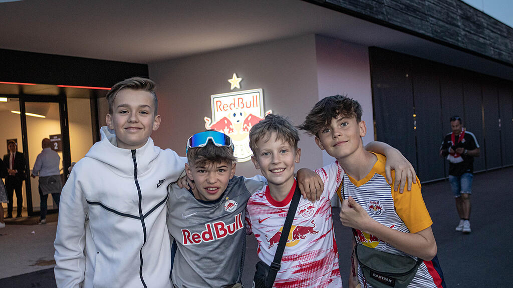Die gro\u00dfe Meisterparty des FC RedBull Salzburg
