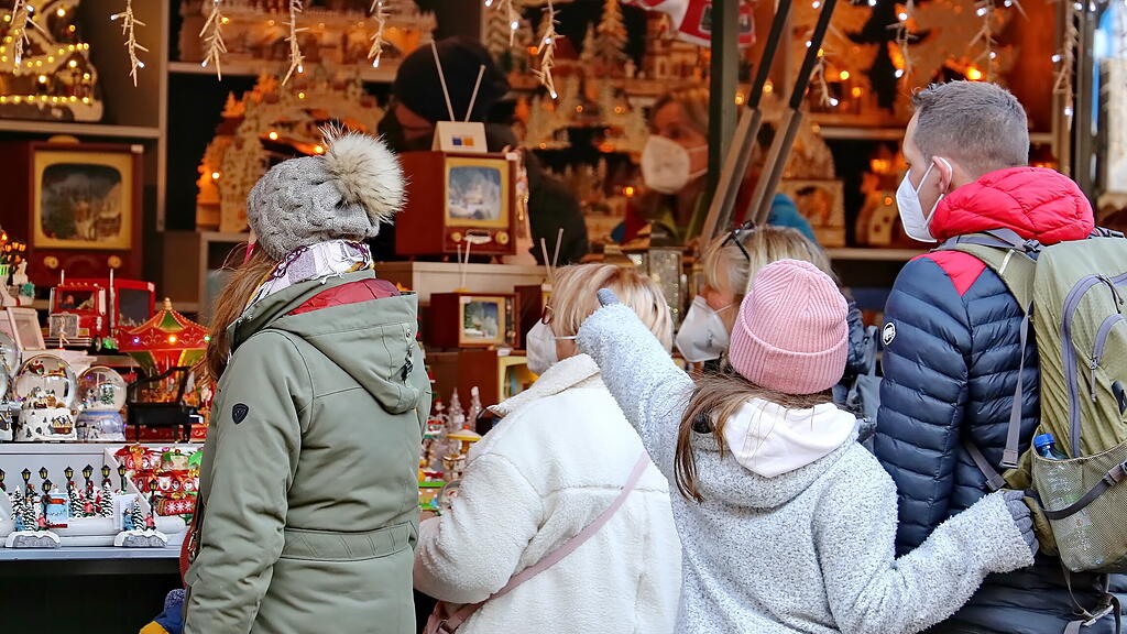 Salzburger Christkindlmarkt am 4. Adventsonntag
