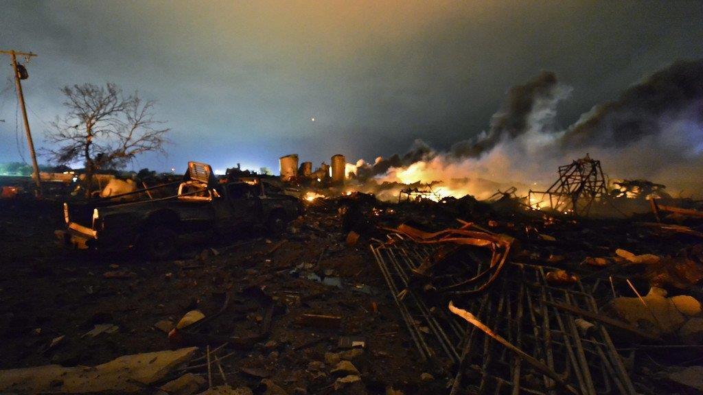 Tote bei Explosion in Düngerfabrik in Texas
