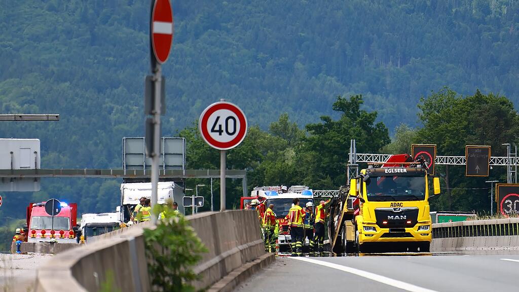 PKW-Brand Walserberg