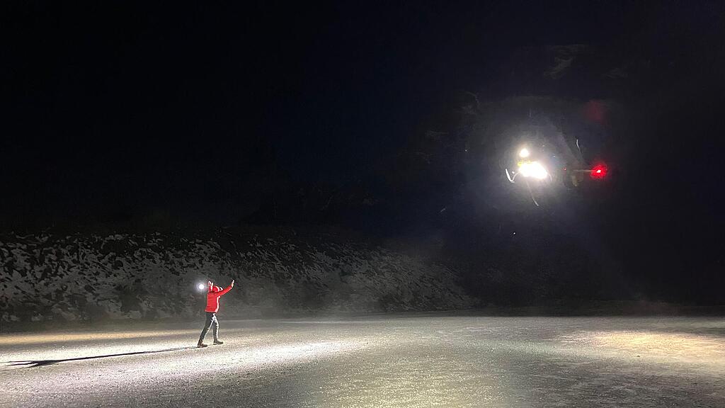 Völlig erschöpfte Schneeschuhwanderer vom Hochkönig gerettet