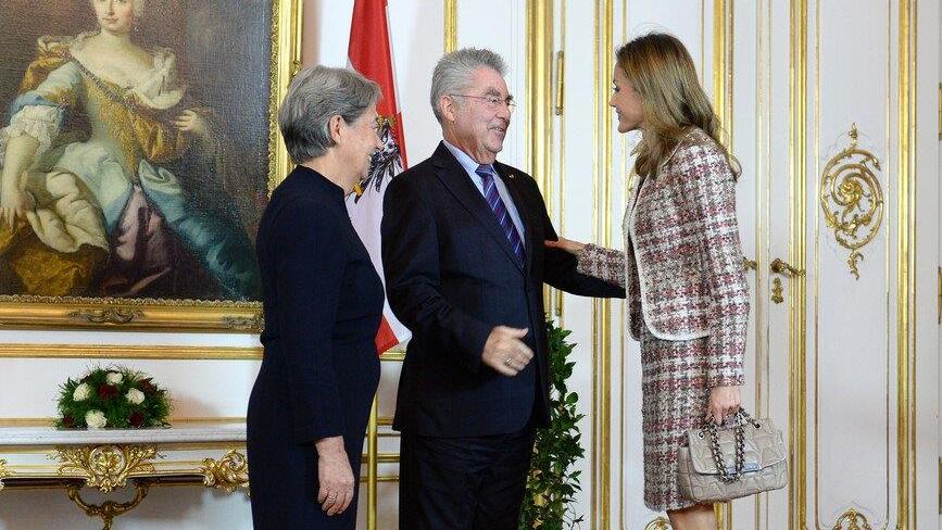 Königin Letizia in Wien