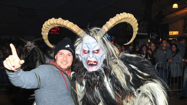 Krampus-Auflauf in St. Johann