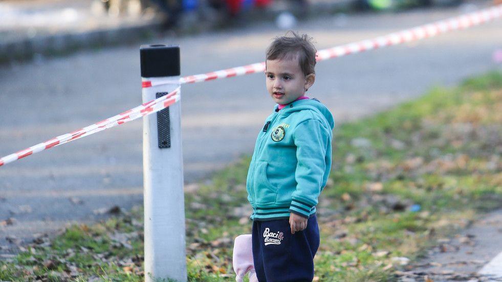 Flüchtlinge an der Grenze zwischen Oberösterreich und Deutschland