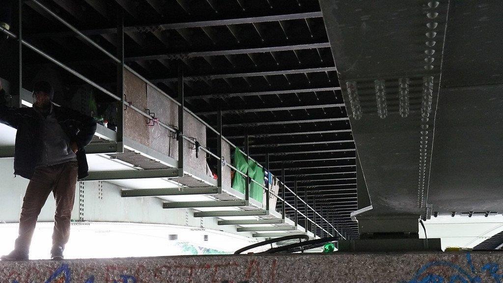 Bettlerlager unter Lehener Brücke