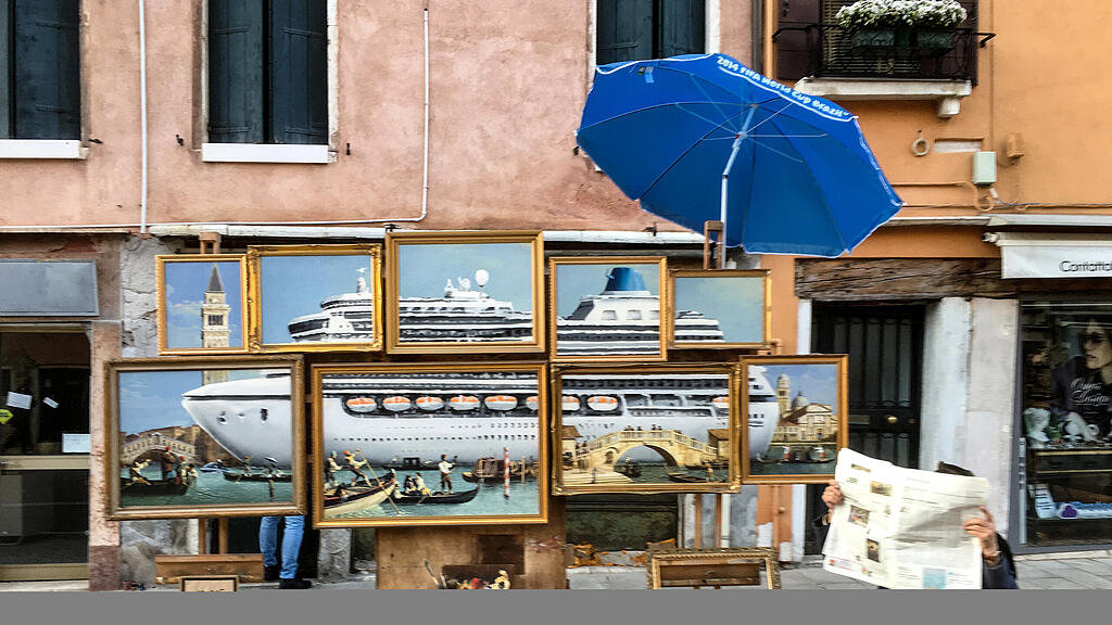 Banksy Kunstwerk in Venedig