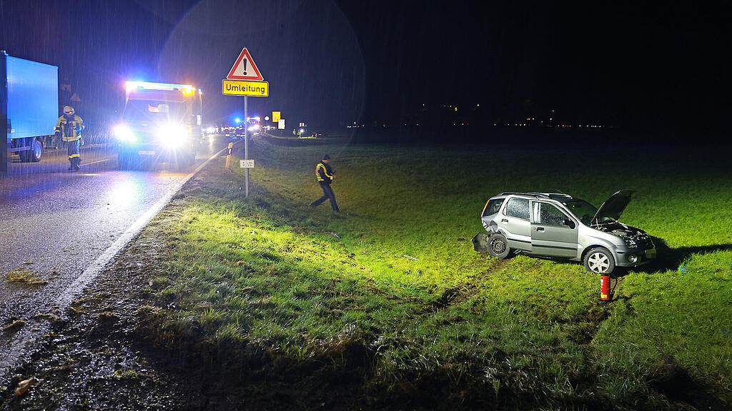 Crash auf B21 Schneizlreuth