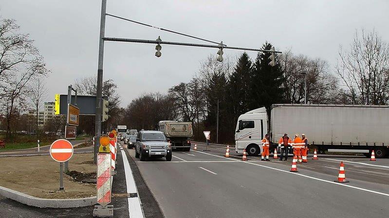 Arbeiten auf der B20