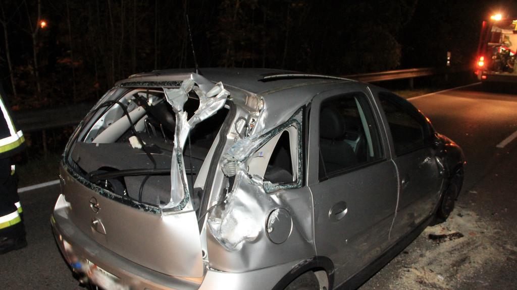Unfall auf der B20