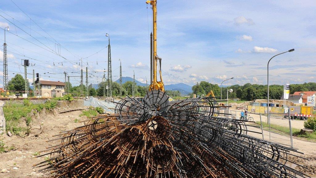 Bauarbeiten: 3. Gleis Freilassing - Salzburg