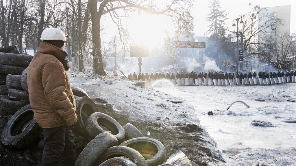 Machtkampf in der Ukraine: Proteste in Kiew
