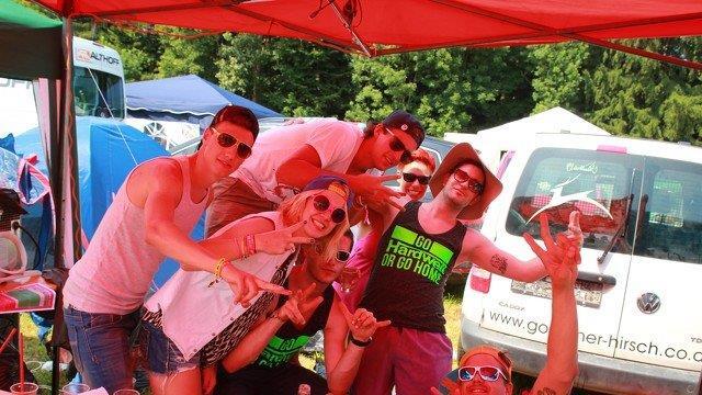 Electric Love: Campingplatz-Impressionen