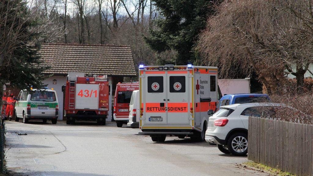 Wohnmobil in Flammen