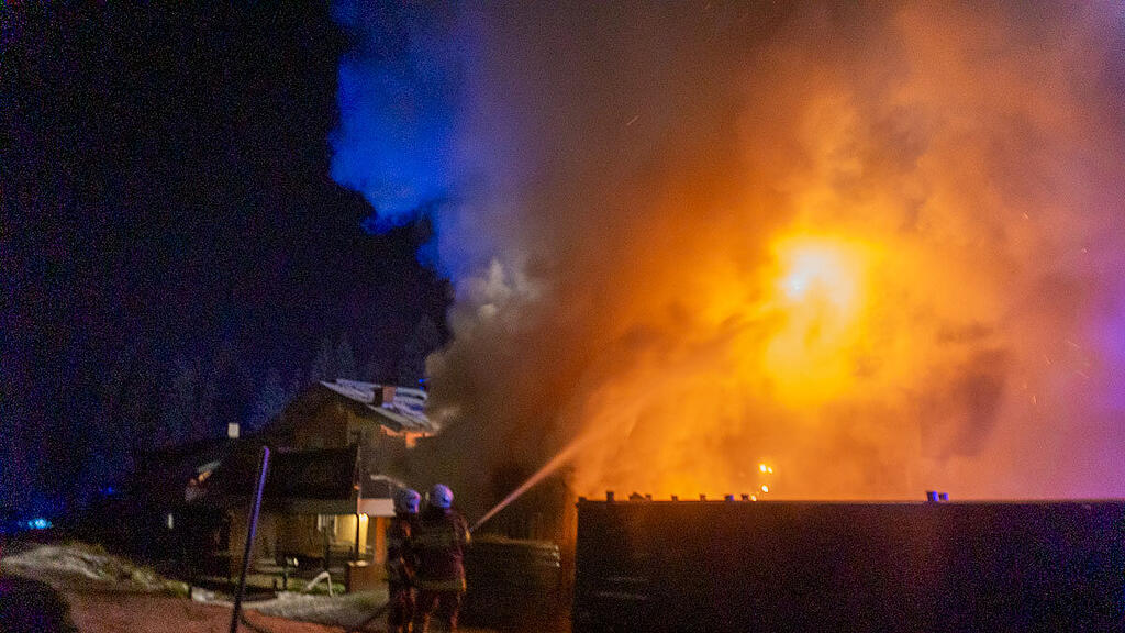 Großbrand in Annaberg-Lungötz