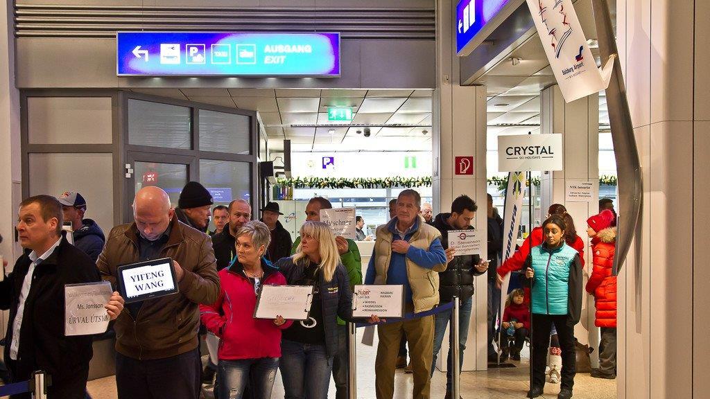 Charterflüge gelandet