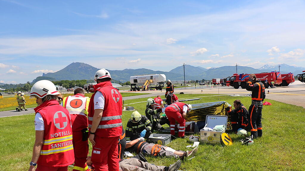 EInsatzübung, Salzburg Airport