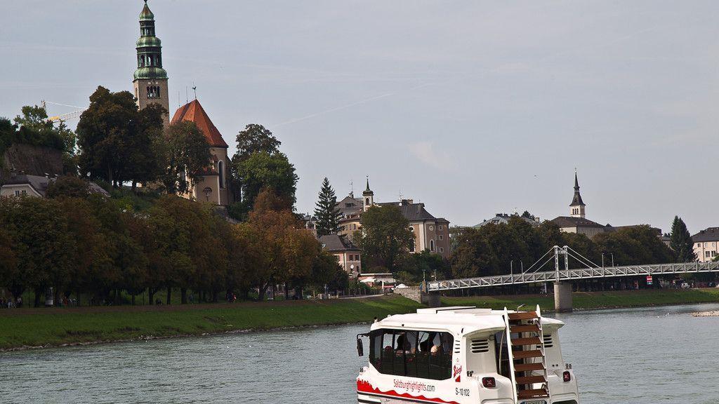 Ausfahrt mit dem Amphiebienbus