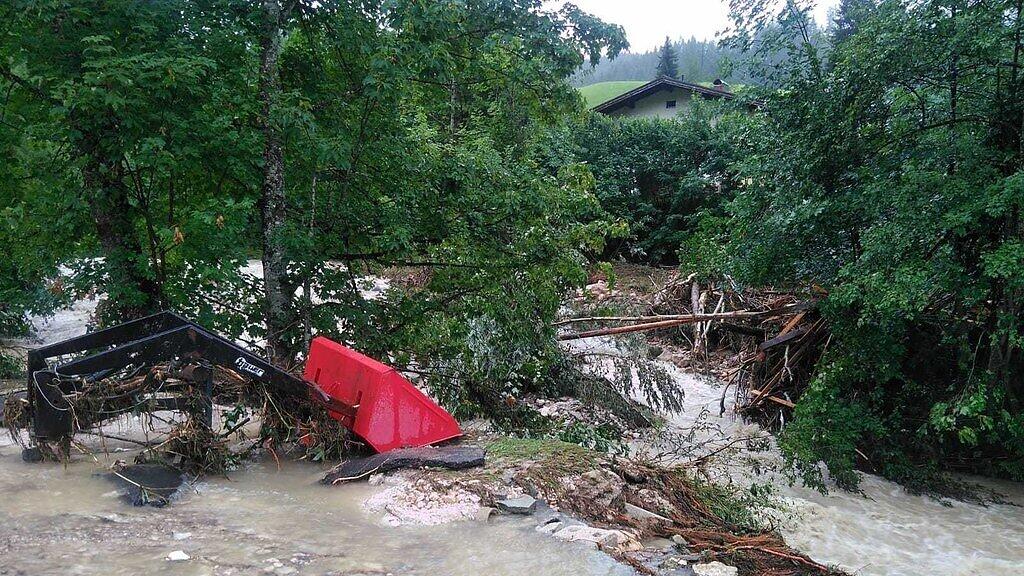 Hochwassersch\u00e4den im Lammertal