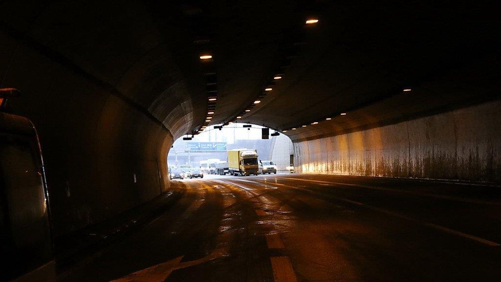 Crash im Lieferinger Tunnel