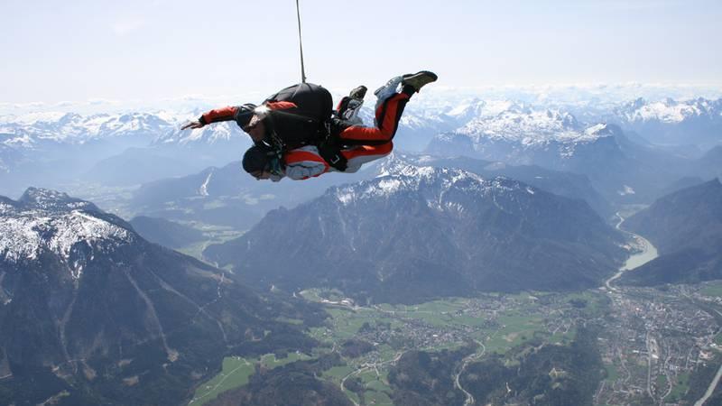 Skydiving über Salzburg