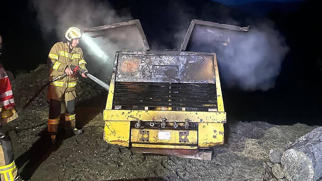 Alarmstufe 3 bei Brand auf Bergbauernhof in Rauris