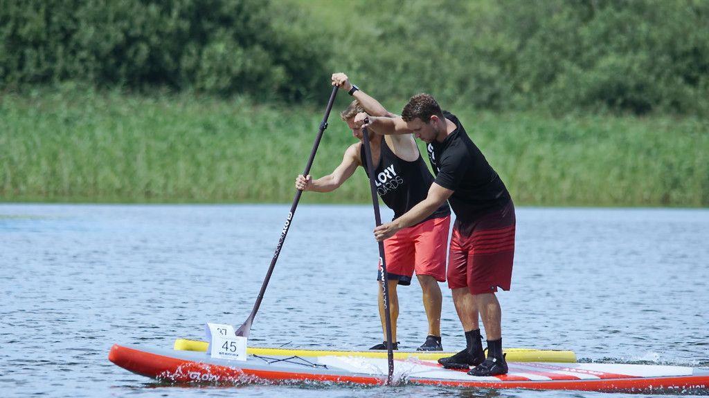SUP-Rennen am Wallersee