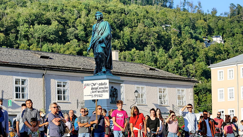Demo in Salzburg für Afghanistan