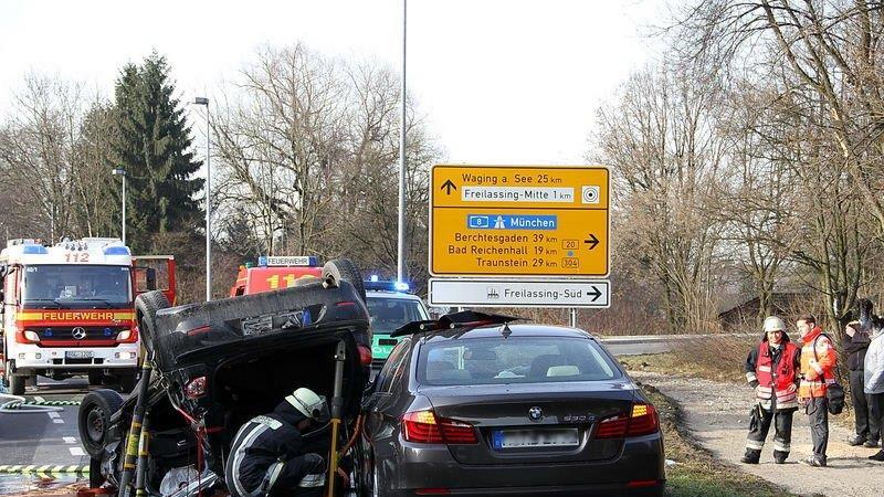 Schwerer Crash in Freilassing