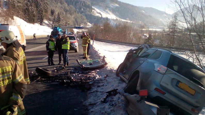 Unfall beim Knoten Bischofshofen