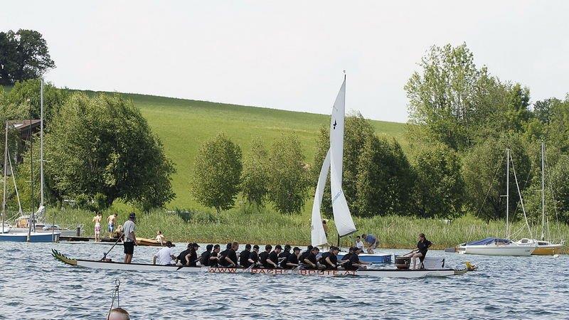 Drachenboot-Action am Mattsee
