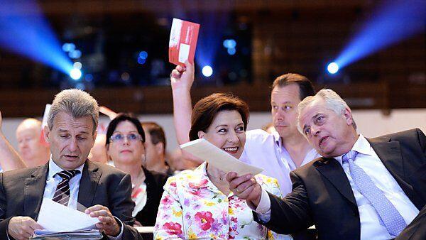 Auch einige Minister sind beim ÖGB-Kongress