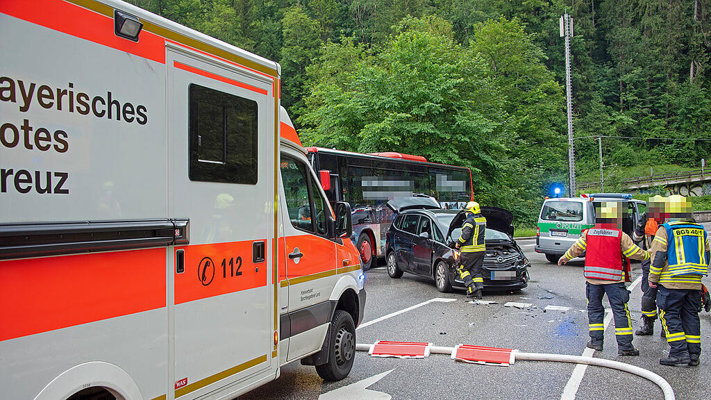 Unfall B305, Ramsauer Ache
