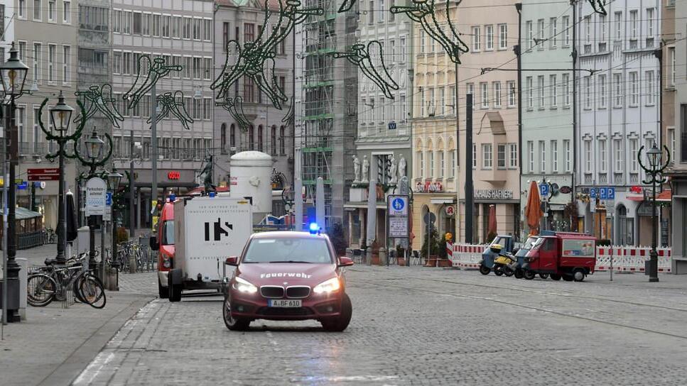 Massenevakuierung in Augsburg